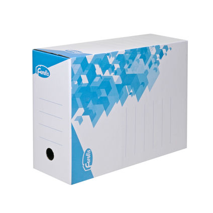 Коробка для документов FOROFIS A4 12х25х34,5см белая (из  картона)