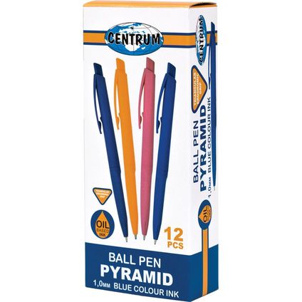 Automātiska lodīšu pildspalva PYRAMID zila 1.0 mm (tinte uz eļļas bāzes)