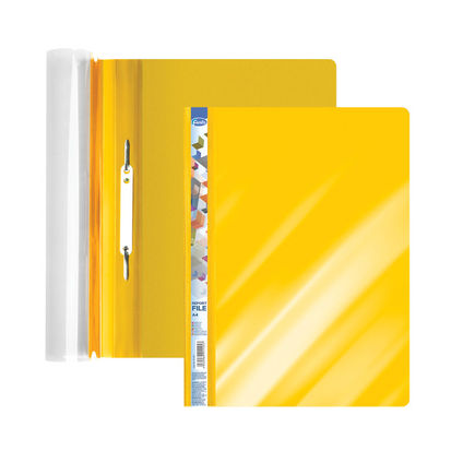 Папка-скоросшиватель A4 FOROFIS 0.15/0.15мм (желтая глянцевая) ПП