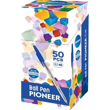 Ball pen PIONEER black ink 0.5mm