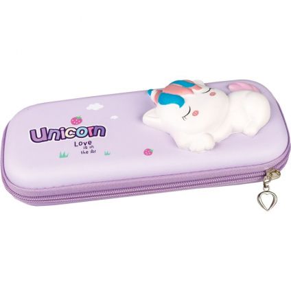 3D Eva Pencil Case “SQUISHY UNICORN” single 24x11.5x4.5cm 