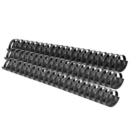Binding comb 32mm 310sheets FOROFIS black 50pcs plastic