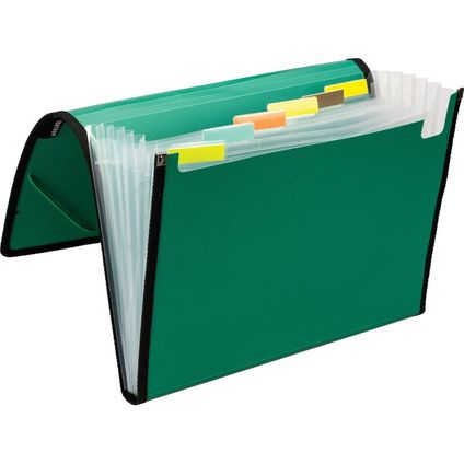 Expanding file A4 0.90mm with elastic bands, 6 sections assorted