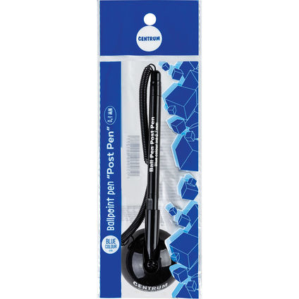 Ball pen with stand POST PEN blue ink 0.7mm