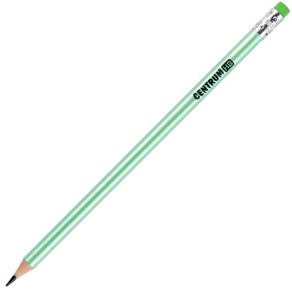 Простой карандаш HB заточенный, круглый, с ластиком, пластиковые