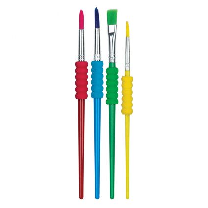 Paint brushes set Nr.2;4;4;8 (nylon)