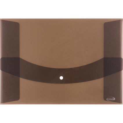 Envelope plastic A3 with button 0.40mm assorted PP