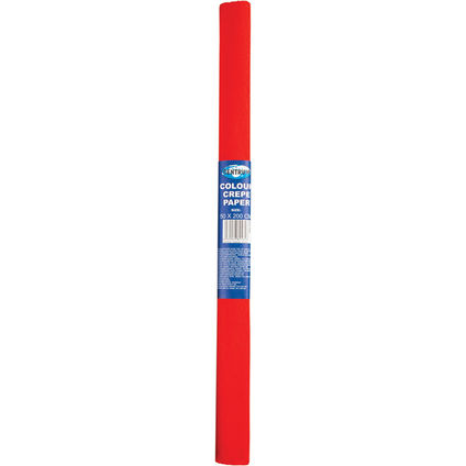 Kreppapīrs sarkana kr. 50x200cm 1gb.