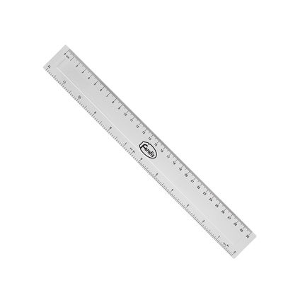 Ruler plastic 30cm FOROFIS