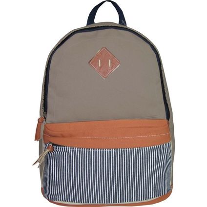 Backpack grey 42x31x17cm(canvas)