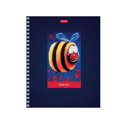 Notebook sguared 48pc. spiral bound, lacquer 