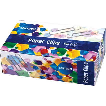 Paper clips 50mm 100pcs. round, nickeled