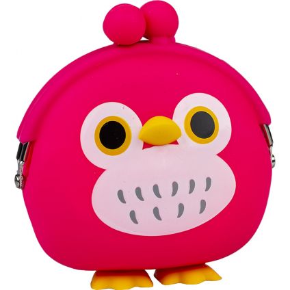 Wallet Bag “OWL” Silicone.10.5x9.2x4cm 