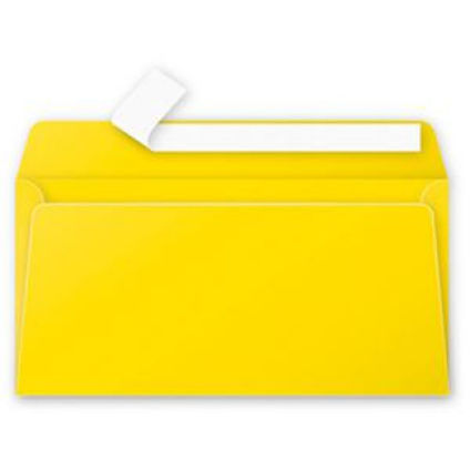 Envelopes C65 114x229 (10pcs.) yellow