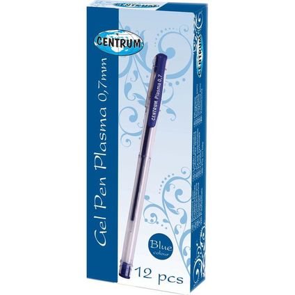 Gel pen PLASMA blue ink 0.7mm