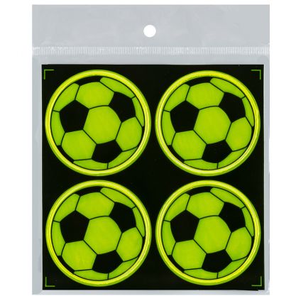 Set: reflective sticker “FootBall” 4pcs 50mm