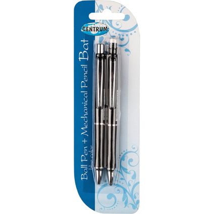 Komplekts BAT: lodīšu pildspalva (zila) 0.7mm; zimuļisHB 0.5mm