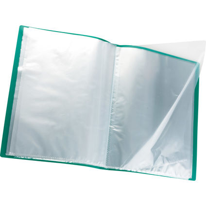 Transparent book VISIT A4 0.45/0.025mm with 20pockets assorted