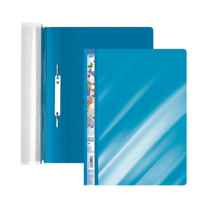 Папка-скоросшиватель A4 FOROFIS 0.15/0.15мм (синяя глянцевая) ПП