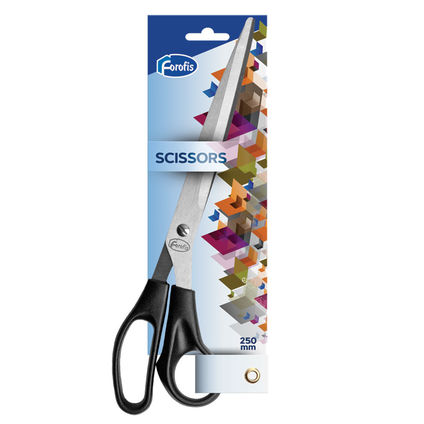 Scissors FOROFIS 250mm (black mat.handles)