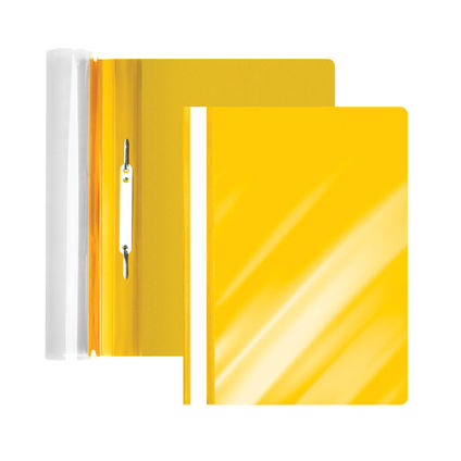 Папка-скоросшиватель A4 FOROFIS 0.14/0.18мм (желтая матовая) ПП