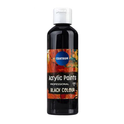 Acrylic paint 120ml black CENTRUM