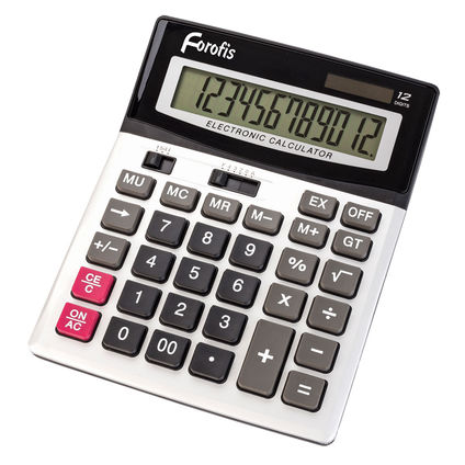 Calculator “MAXI” FOROFIS 190x147x25mm (not include AA battery)