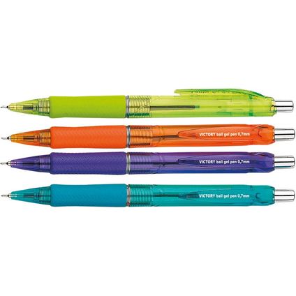Automātiska lodīšu pildspalva VICTORY zila 0.7mm (tinte uz eļļas bāzes)