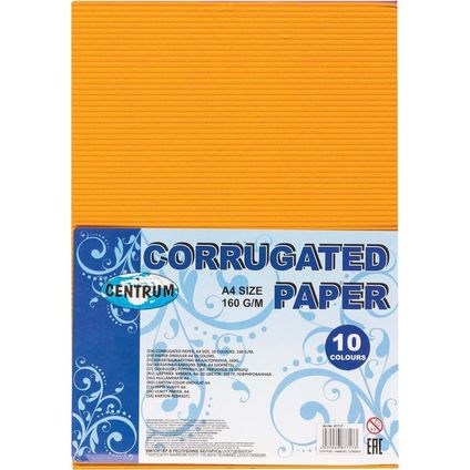 Corrugated paper 10col. A4