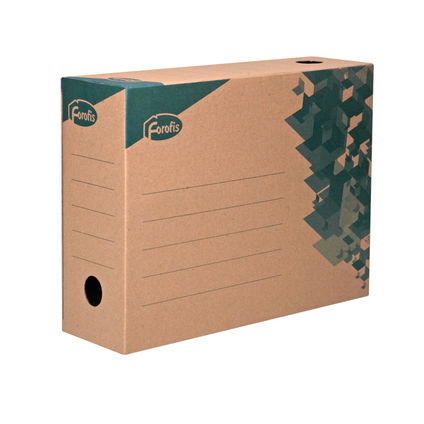 Коробка для документов FOROFIS Kraft A4 10х25х34,5см, коричневый (cardboard)