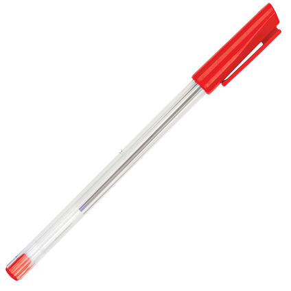 Lodīšu pildspalva PICK sarkana 1.0mm
