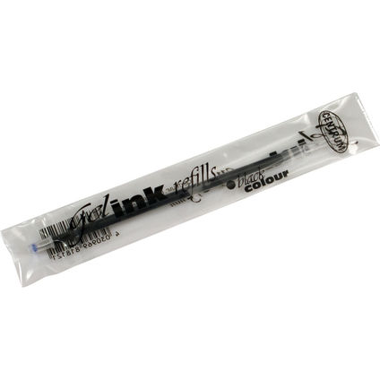 Kodoliņš pildspalvai GEL PLASMA melns 0.7mm