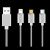 DEXLER 3 in 1 magnetic charging cable, Micro USB, Lightning, Type-C 1m