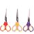 Scissors 15сm with soft rubber (assorted handles)