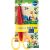 Scissors for kids ZIG ZAG (assorted col. handles)