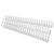 Binding comb 28mm 270sheets FOROFIS white 50pcs plastic