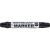 Whiteboard marker black dual tip, bullet tip & chisel tip