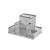 Desk organiser Iron Mesh FOROFIS 15.3x10.3x10cm (silver)