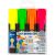 Set of 4 text markers chisel tip 1-5mm