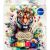 Color pencils 24col. TIGER hexagonal, long size /paper box