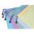 Mape-aploksne ar rāvējslēdzēju 24x12cm 0.25mm assorti