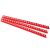 Binding comb 14mm 125sheets FOROFIS red 100pcs plastic