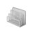 Paper holder Iron Mesh FOROFIS 17.8x7.6x12cm (silver)