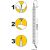 Pencil HB with lead sections MULTIPLICATION TABLE