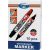 Whiteboard marker dual tip red&black, 2-5mm bullet tip