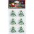 Decoration Stickers Puffy “Christmas”, 6 pcs.