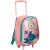 Backpack MERMAID Trolley with wheels 30x10x37cm