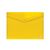 Envelope plastic A4 FOROFIS w/button 0.16mm (yellow) PP