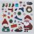 Decoration Stickers Puffy “Christmas”, Reusable, Play Scene
