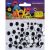 Adhesive Wiggly Eyes 100pcs black